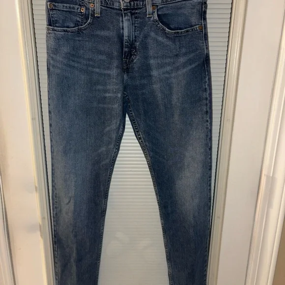 512 Levi's Blue Jeans 31x34 - Picture 2 of 3